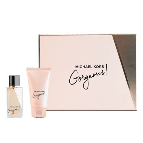 michael kors 50 ml|michael kors gorgeous gift set.